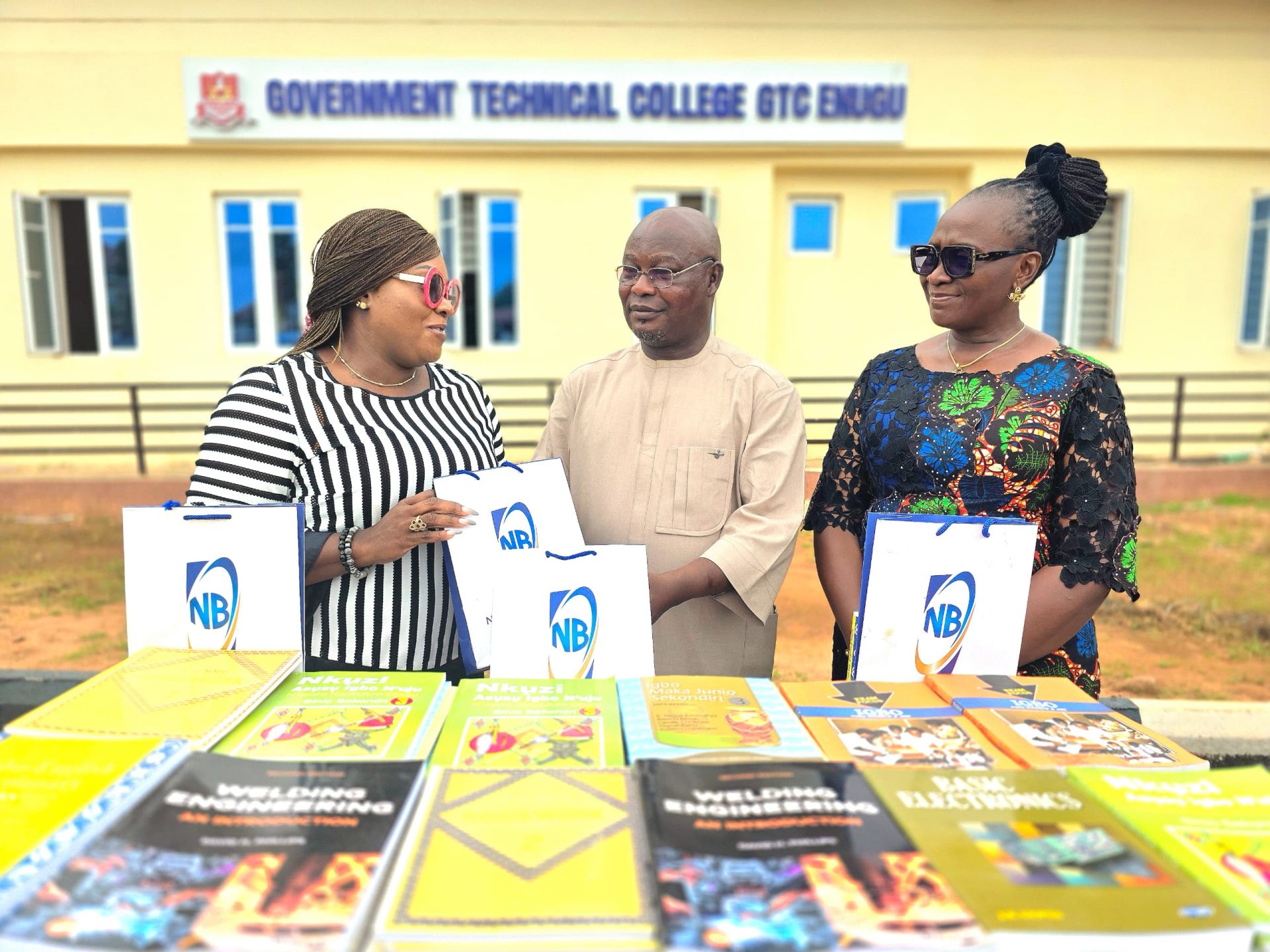 NB/Felix Ohiwerei Education Trust Fund Donates Skill/Technical & Language-Based Textbooks to Government Technical College, Enugu
